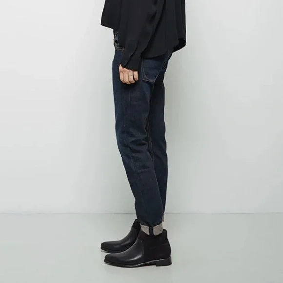 Rag & Bone Aston Asphalt Leather Suede Bootie - Picture 6 of 15